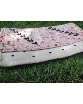 Handpainted Canvas pouch